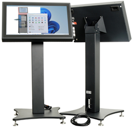 FlatMan CAD Produktions-Terminal neigbarer 32Zoll Multitouch-Panel-PC Staubdicht Vollmetall